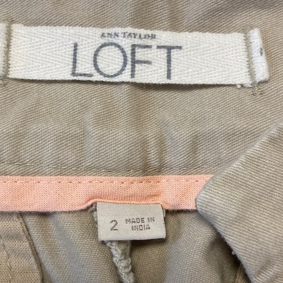 LOFT Women's Tan Bermuda Shorts - Picture 2 of 6
